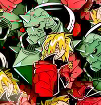 FMA Ed+Al Enamel Pin
