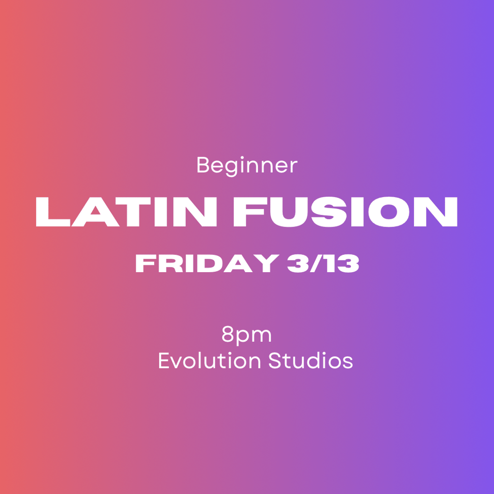 Image of FRIDAY Latin Fusion (BACHATA) Class - 8pm
