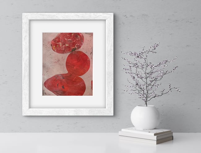 Stacked Rocks 11 (Red)