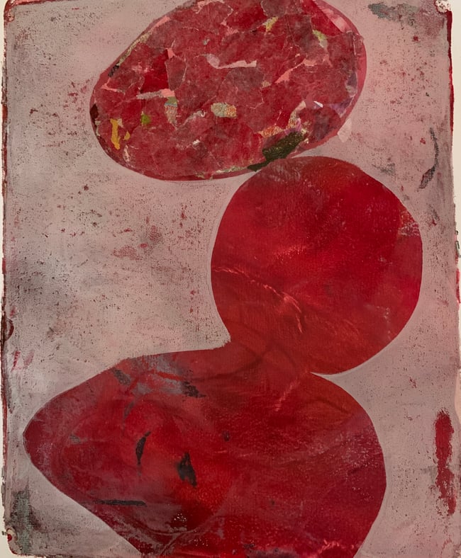 Stacked Rocks 11 (Red)