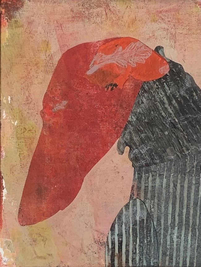 Dog 17 Red (black stripe) 