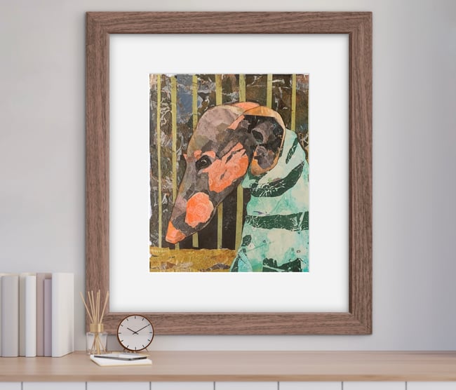 Dog 19 Greyhound (stripes) 