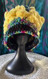 Image 1 of Mardi Gras Slouch Beanie(Freestyle)