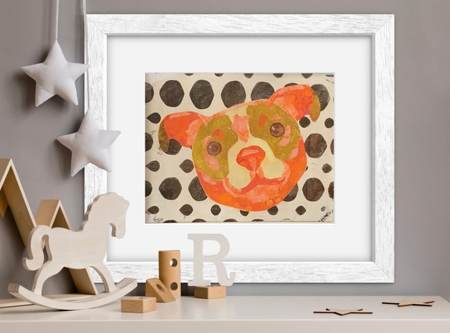 Dog 21 Pittie (Orange)