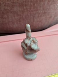 Image 1 of Red Veined Jasper middle finger 