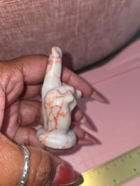 Image 3 of Red Veined Jasper middle finger 