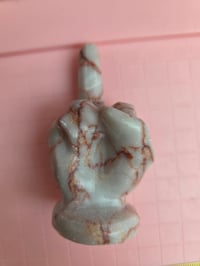 Image 4 of Red Veined Jasper middle finger 
