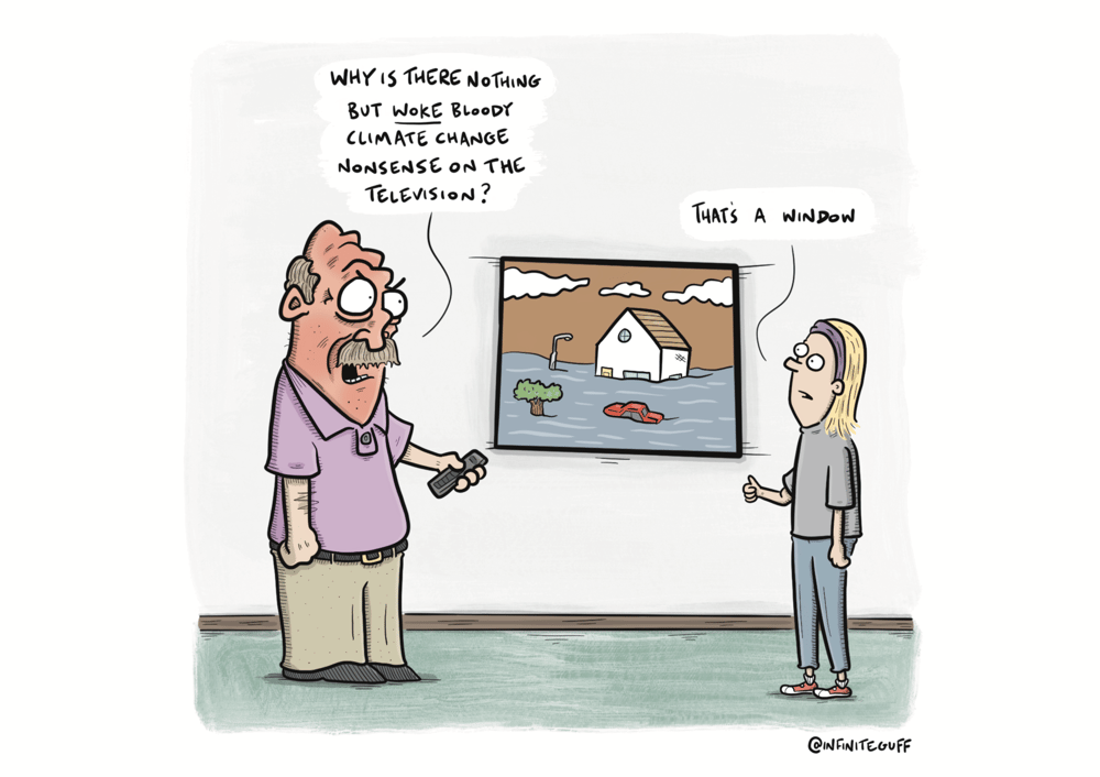 Image of Print - Woke Climate Change