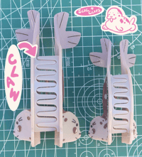 Image 2 of Seal Hair Claw Clip