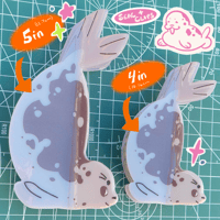 Image 1 of Seal Hair Claw Clip