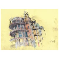 Image 1 of The Old Victoria  - Charcoal, Pencil and Soft Pastels on Paper 