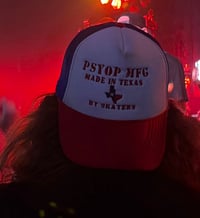 Psyop Snap Back Red White And Blue