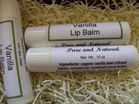 Image 1 of Lip Balm Vanilla Bean Infused All Natural, Organic Ingredients