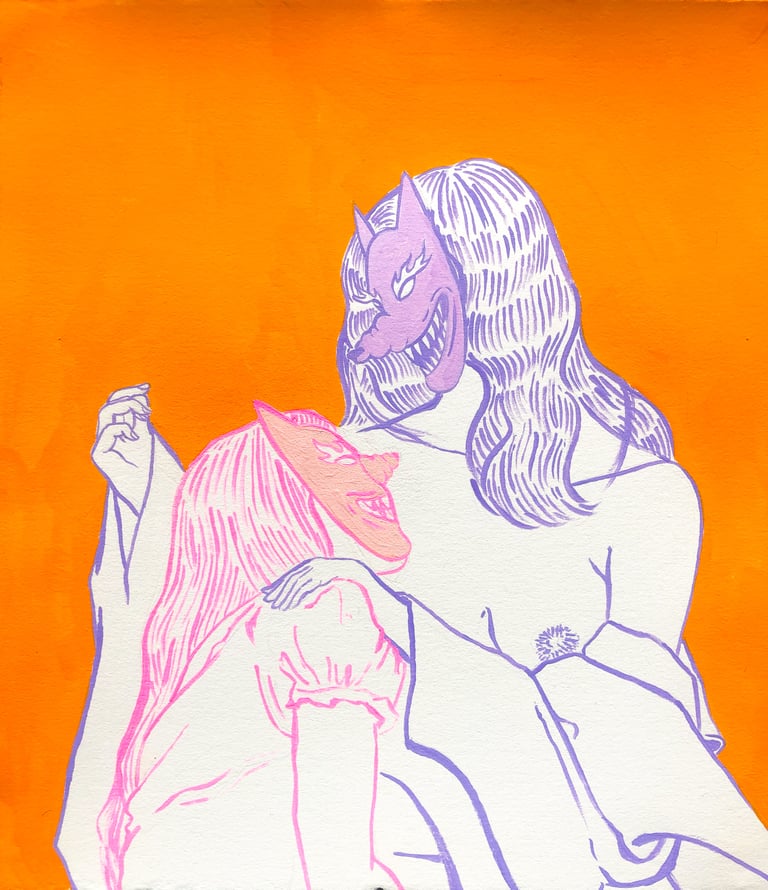 "Love and Friendship" Digital Print