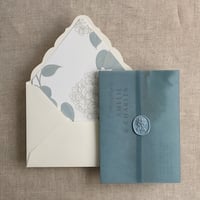 Image 8 of Blank Colored translucent vellum wraps for 5x7 cards - Pack of 10 -