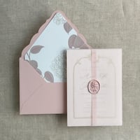 Image 13 of Blank Colored translucent vellum wraps for 5x7 cards - Pack of 10 -