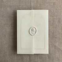 Image 15 of Blank Colored translucent vellum wraps for 5x7 cards - Pack of 10 -