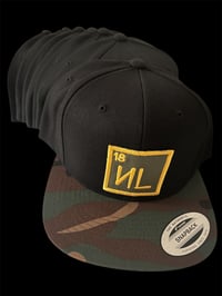 NOMYL Cammo Chem patch snap back hat