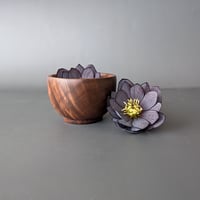 Image 1 of Altar Bowl - Figured Walnut 2.365" x 1.65"