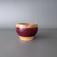Image 3 of Altar Bowl - Myrtle and Purpleheart 2.365" x 1.75"