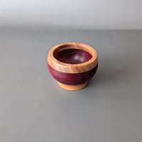 Image 4 of Altar Bowl - Myrtle and Purpleheart 2.365" x 1.75"