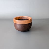 Image 3 of Altar Bowl - Walnut and Redgum 3" x 2"