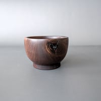 Image 3 of Altar Bowl - Figured Walnut  2.75 " x 1.75"