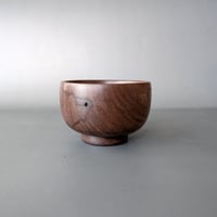 Image 1 of Altar Bowl - Beetle Trail Walnut  3" x 2"