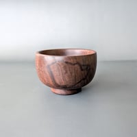Image 2 of Altar Bowl - Beetle Trail Walnut  3" x 2"