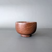 Image 3 of Altar Bowl - Beetle Trail Walnut  3" x 2"
