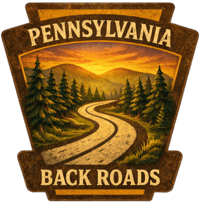 PA BackRoads Sticker. Keystone