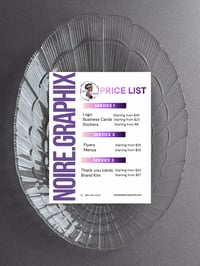 Image 1 of Professional Menu Design