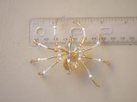 Image 4 of Beaded Wire Spider Ornament