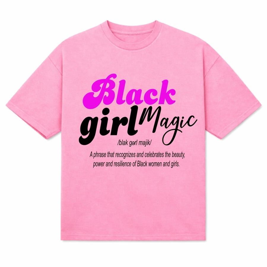 Black Girl Magic (Definition) Girls T-shirt