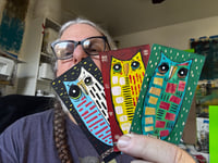 Tiny Free Verse Owls / 3-Piece Micro Art Set & Zine Series, Vol. 2 / #34 of 65