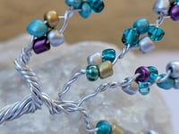 Image 2 of Tree of Life - Blue with Moon Charm