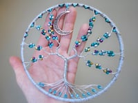 Image 4 of Tree of Life - Blue with Moon Charm