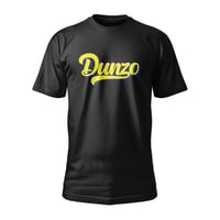 Image 1 of Dunzo Yellow Logo Brand Shirt | Black