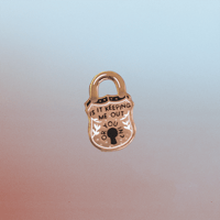 Image 1 of Stay Home Club x AF - Keeping Me Out Enamel Pin