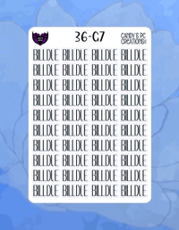 Image 8 of Bill Due G Font G-G24