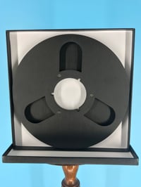 Image 2 of Burlington Recording 1/4" x10.5" BASF BLACK Extra Heavy Duty NAB Metal Reel in Black Box NEW