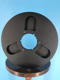 Image 1 of Burlington Recording 1/4" x10.5" BASF BLACK Extra Heavy Duty NAB Metal Reel in Black Box NEW