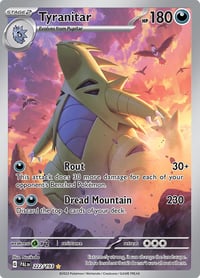 Tyranitar - 222/193 - SV02: Paldea Evolved - Near Mint