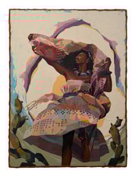 Image 1 of Serenity - 18x24" Acrylic on wood panel