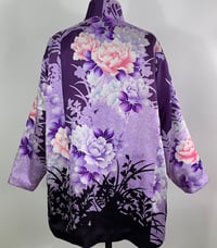 Image 3 of Purple Peony Garden Oversize Coat