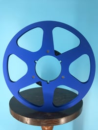 Image 1 of Burlington Recording 1/4" x 10.5" SCOTCH/ 3M BLUE Vintage NAB Metal Reel In Blue Box