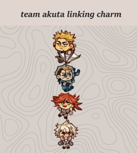 Image 1 of [PREORDER] team akuta linking charm