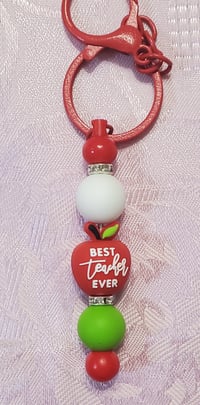 Image 2 of Beaded Keychain