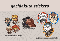 [PREORDER] gachiakuta stickers