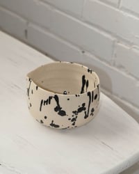 Image 1 of Pour bowl, Ink splatter 